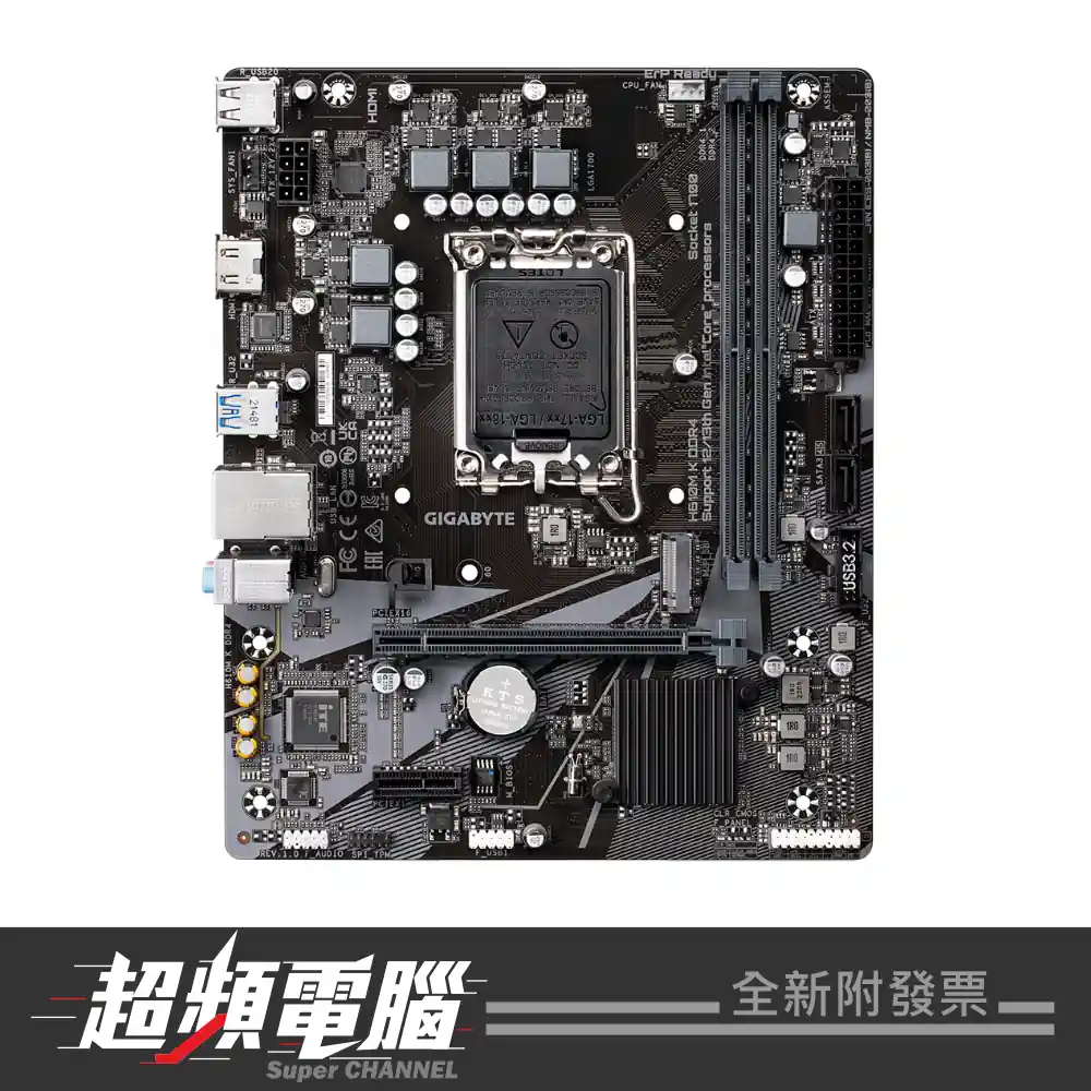 08G01725 GIGABYTE 技嘉 H610M K DDR4 主機板
